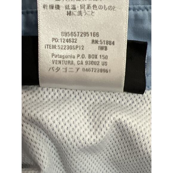 Patagonia SLICK CALM Vented Fishing Shirt, Quick Dry Blend Men's L, BLUE 52230 - Picture 13 of 13